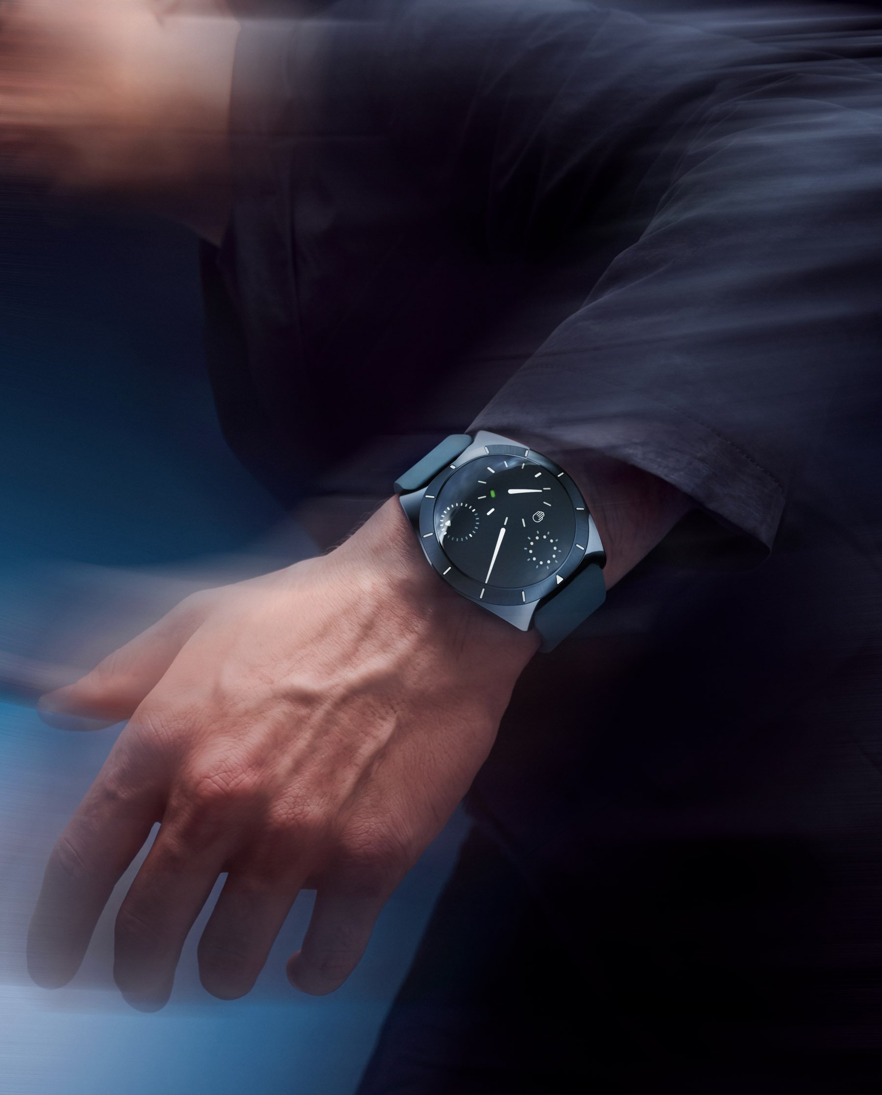 Ressence Type 10 Dark Night on wrist