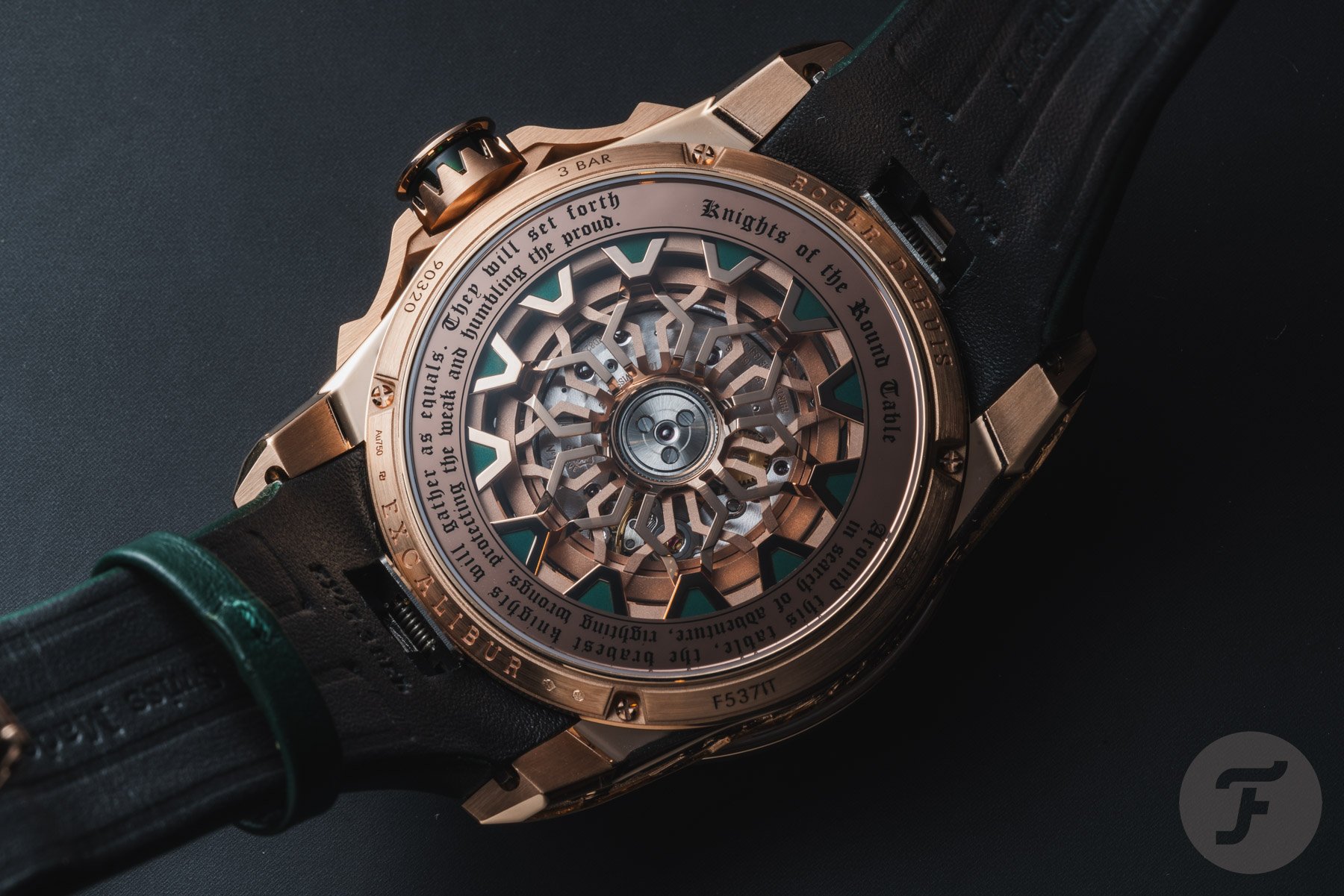 Movement side of the Roger Dubuis Excalibur Knights Of The Round Table, The Metamorph Merlin