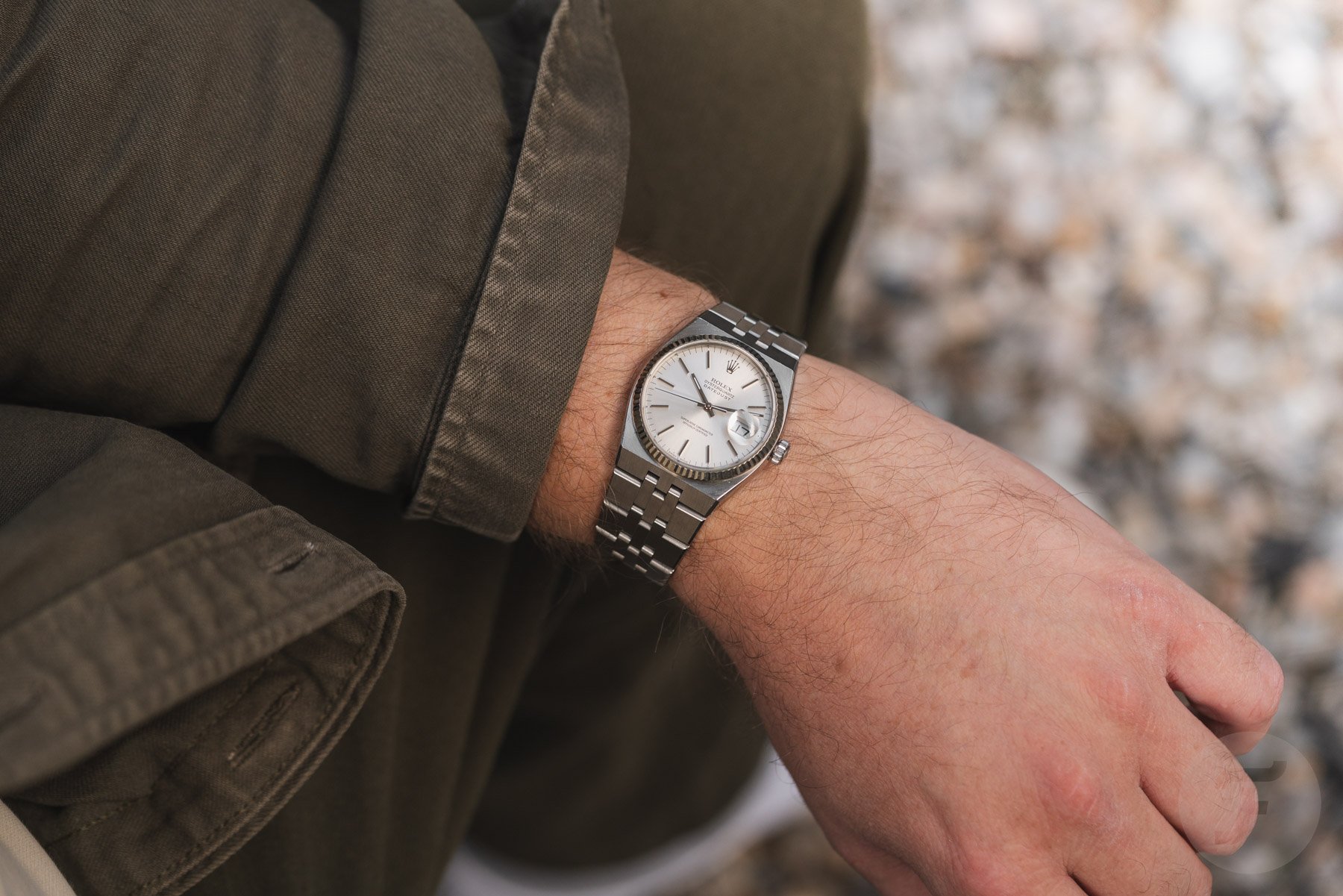 Rolex Oysterquartz Datejust ref. 17000 on wrist
