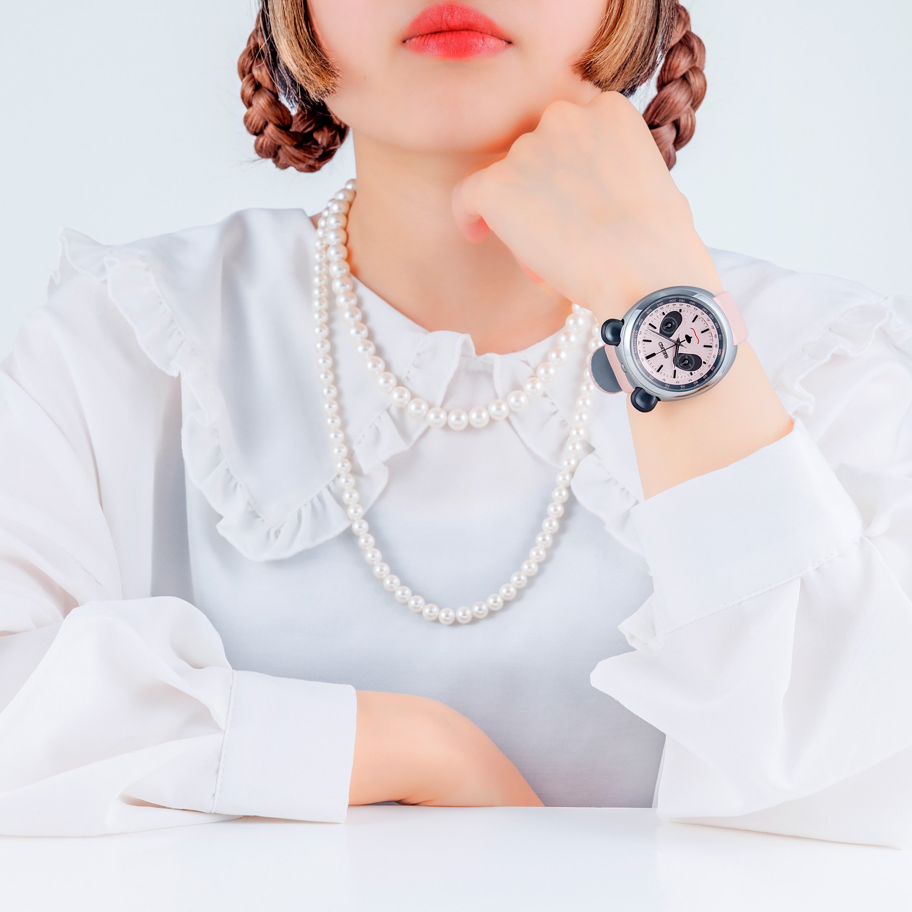 Seiko Power Design Project Collection 2 "Pandagraph" HHK002 on wrist