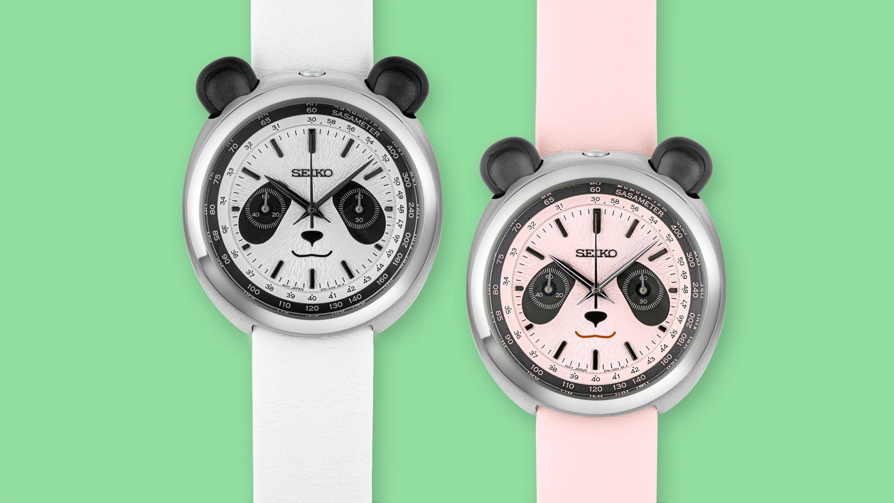 Seiko Power Design Project Collection 2 "Pandagraph" HHK001 and HHK002