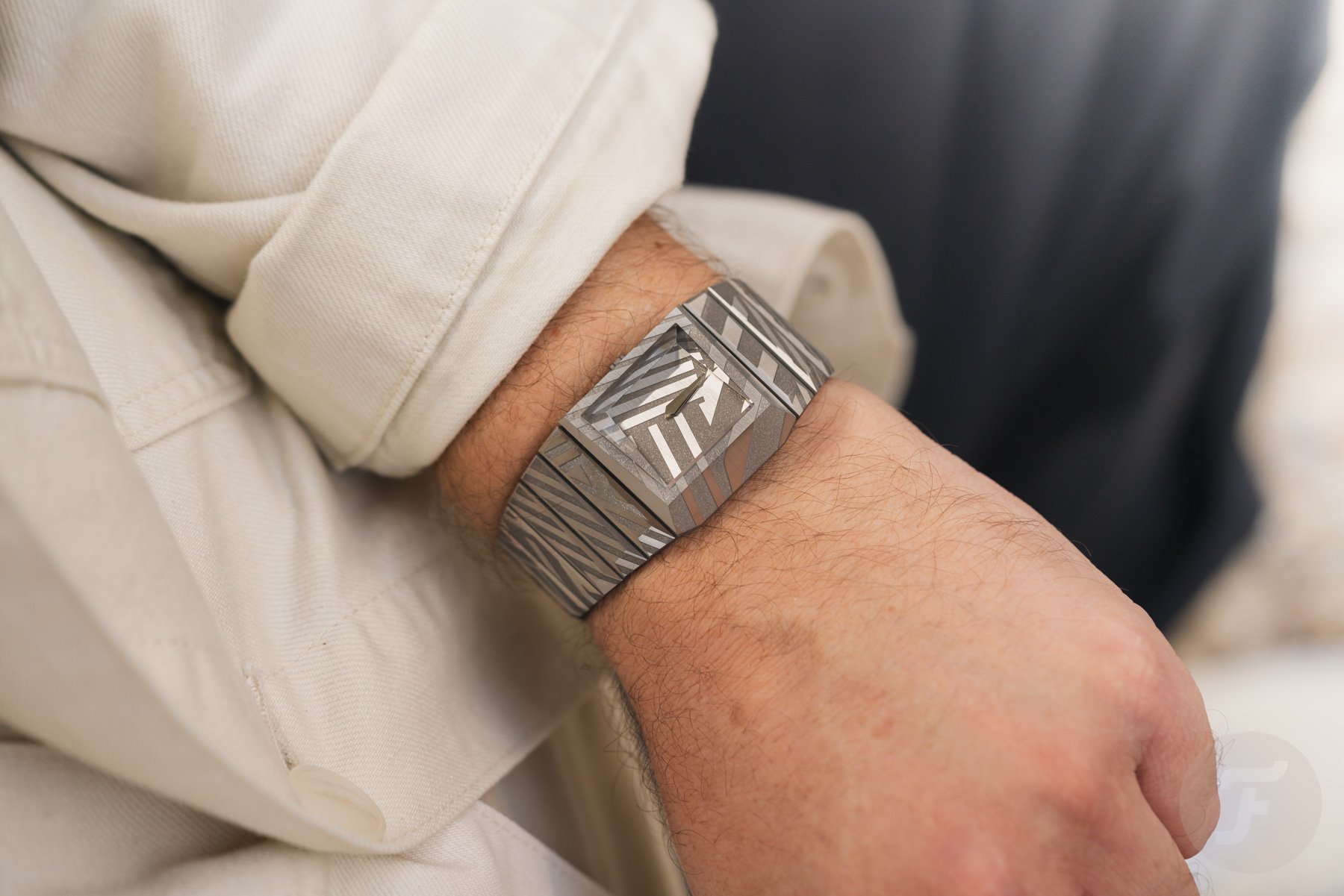 Toledano & Chan B/1 Dazzle on wrist
