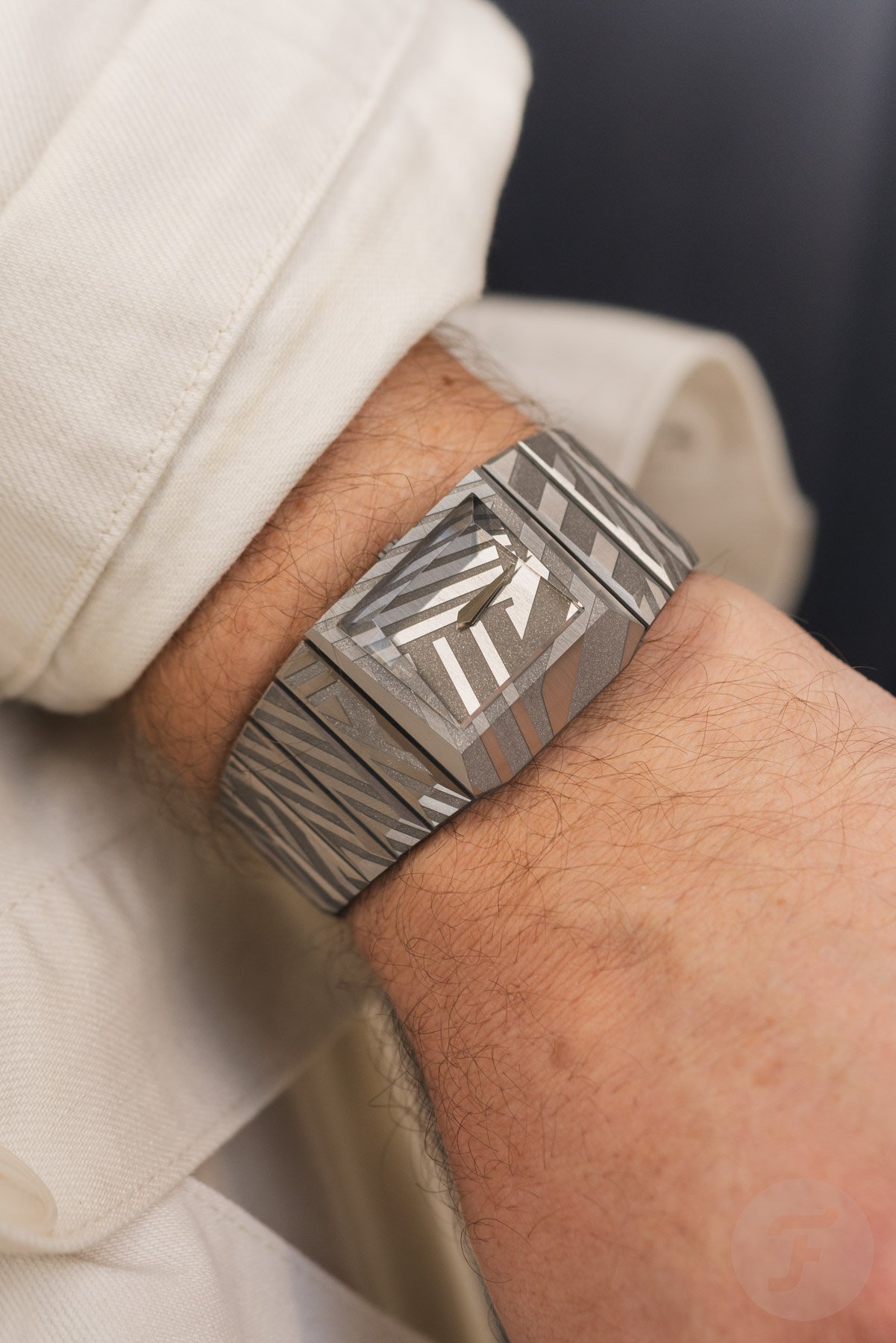 Toledano & Chan B/1 Dazzle on wrist