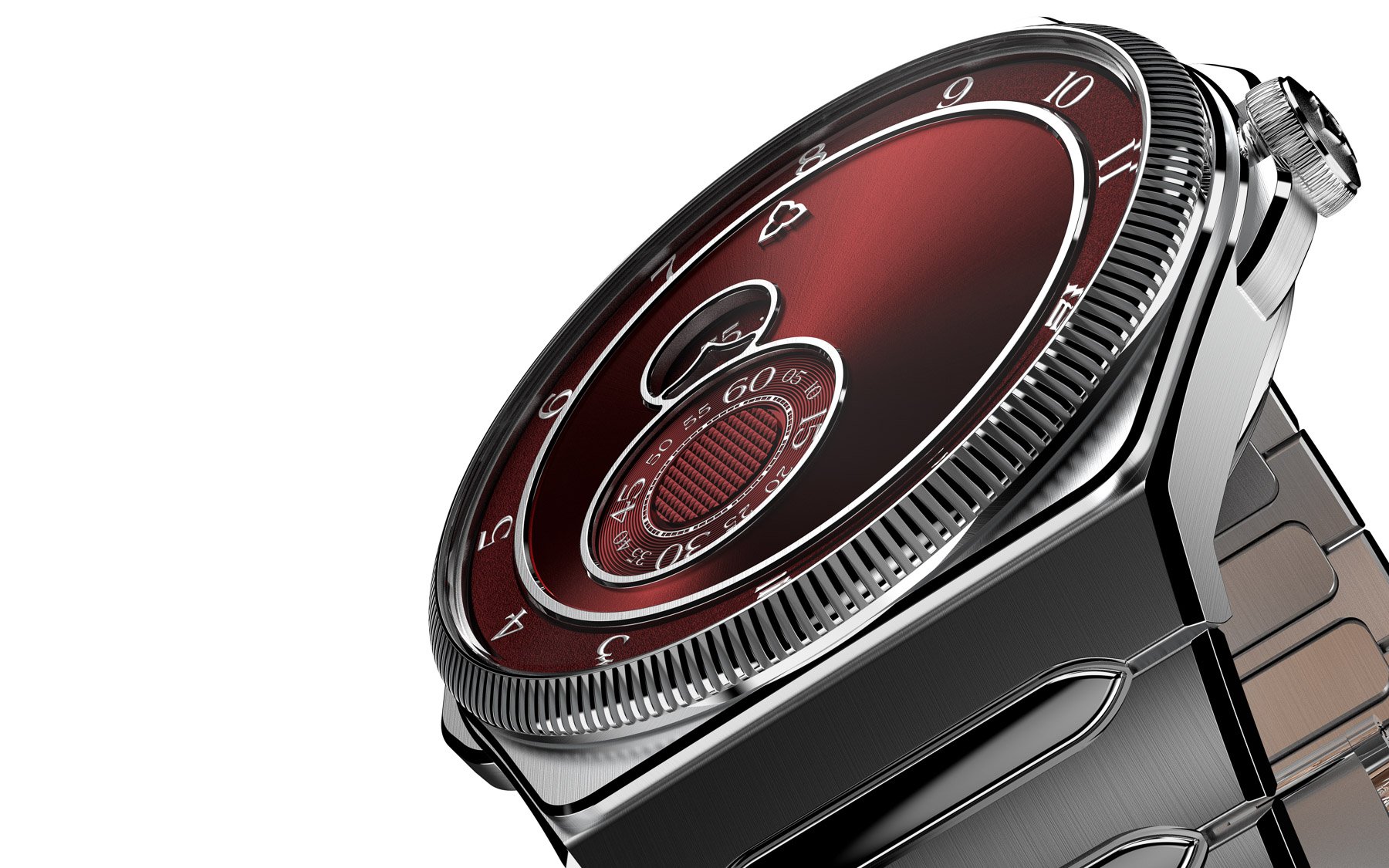 Trilobe Château Trente-Deux bezel and dial