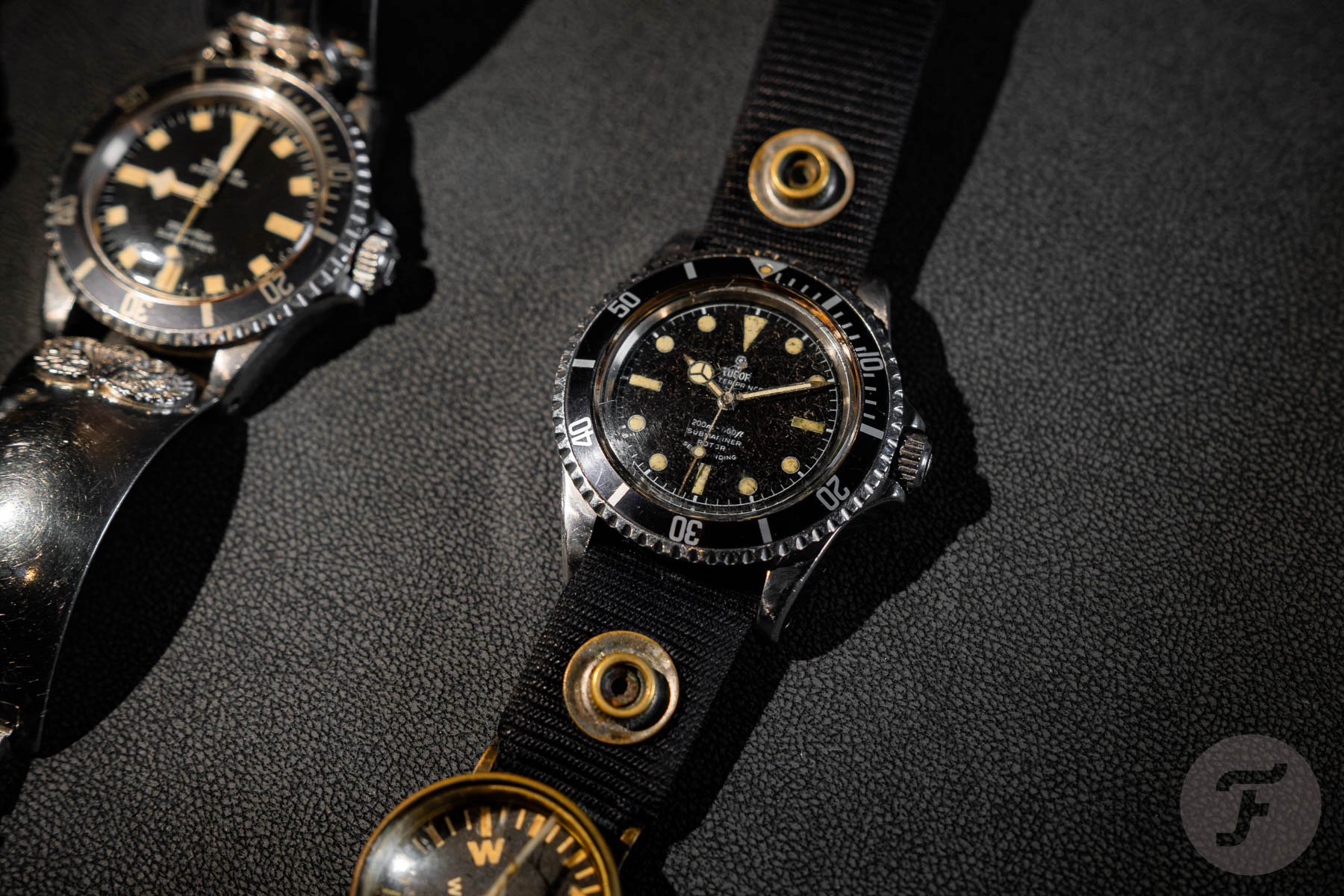 Philip "Moki" Martin's Tudor Submariner 7928 on display at Navy SEAL Museum San Diego