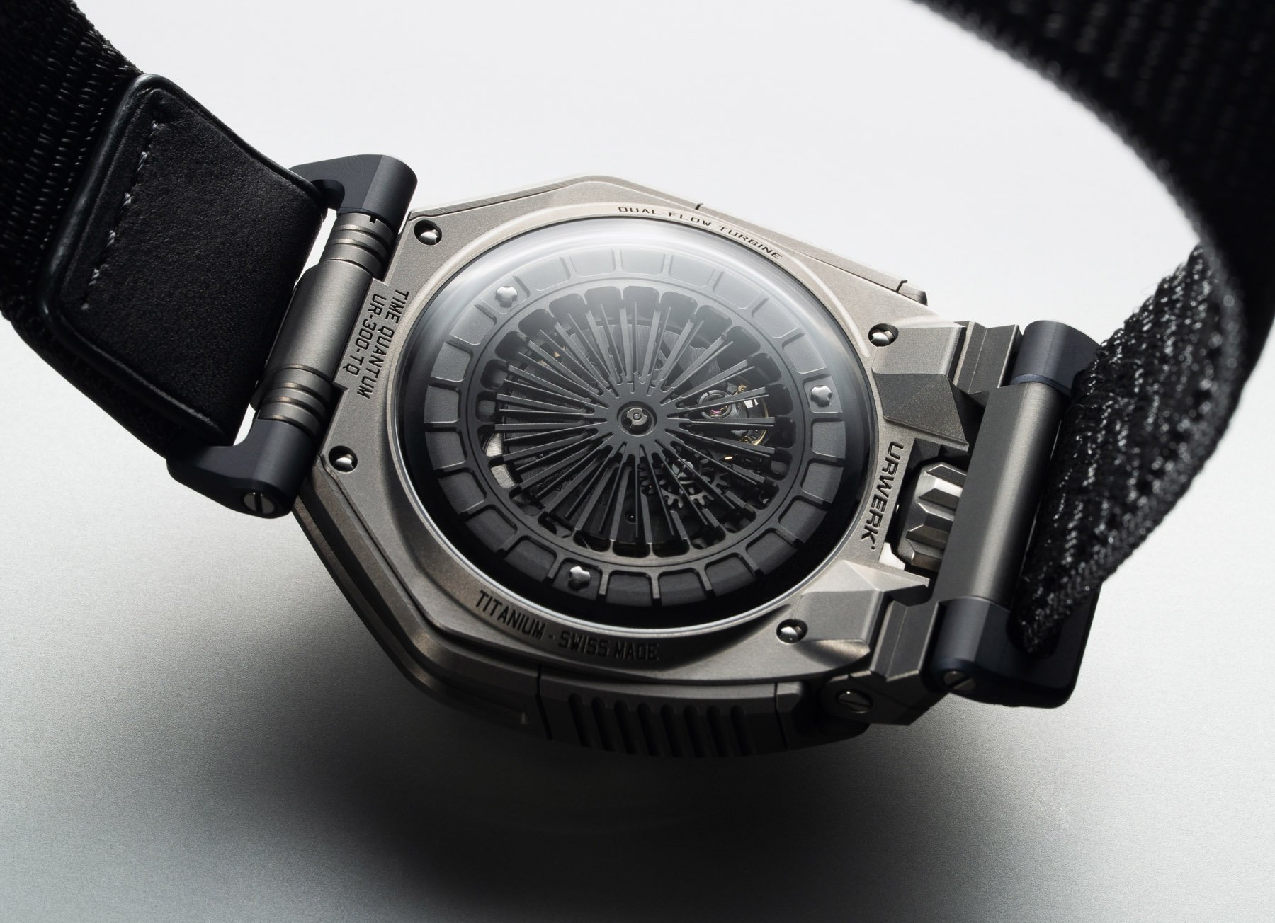 Urwerk UR-300 Time Quantum case back and movement