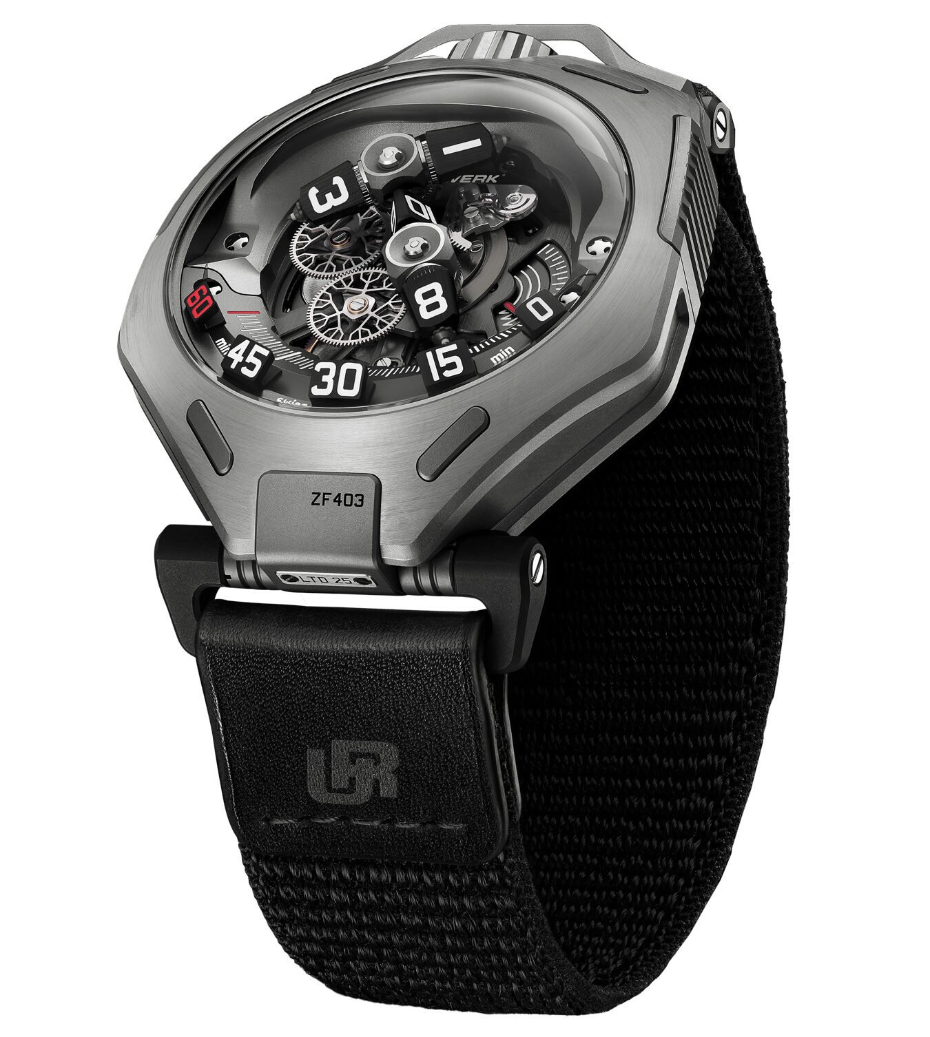 Urwerk UR-300 Time Quantum hero shot left angle