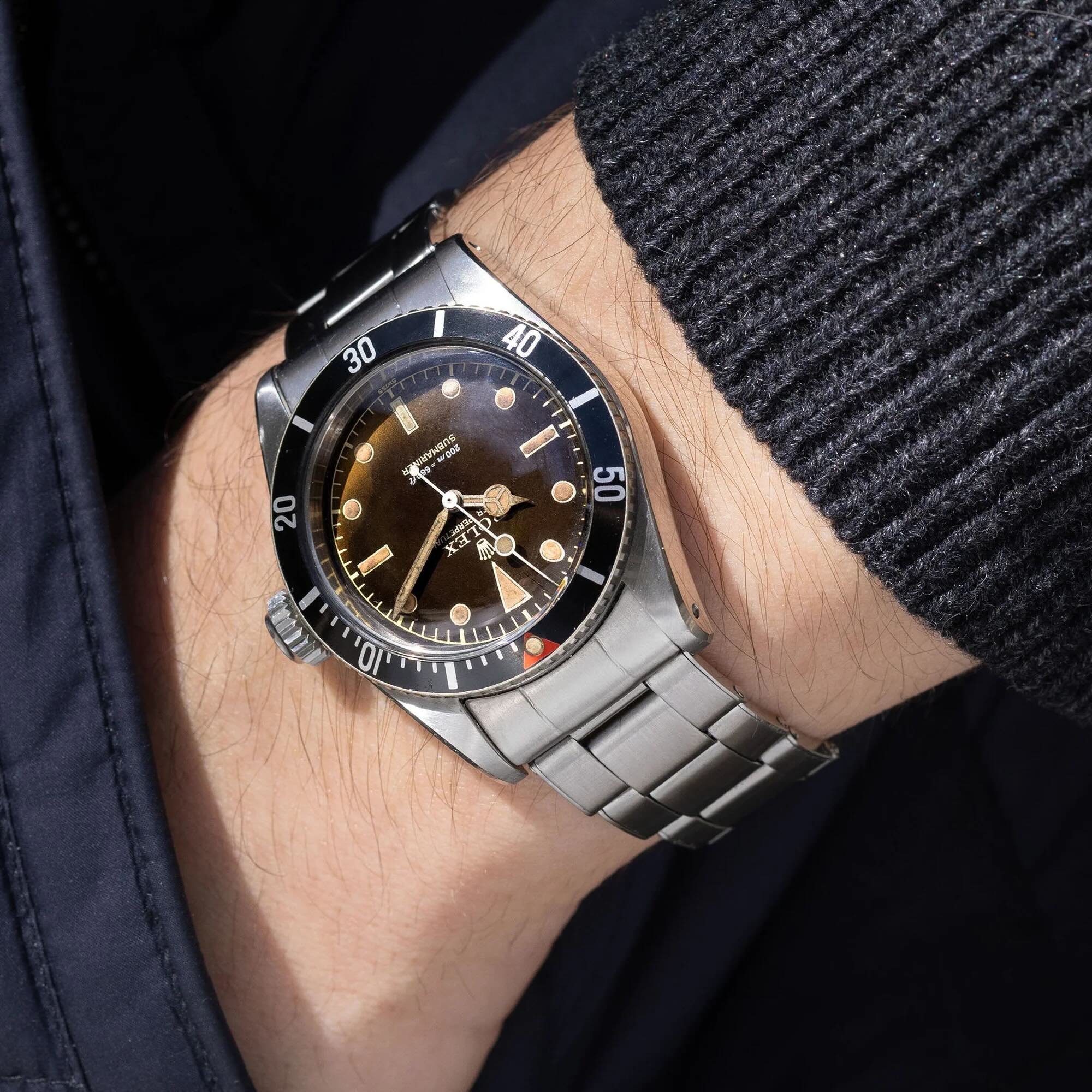 Bond watches — Rolex Submariner ref. 6538 "Big Crown" pocket shot