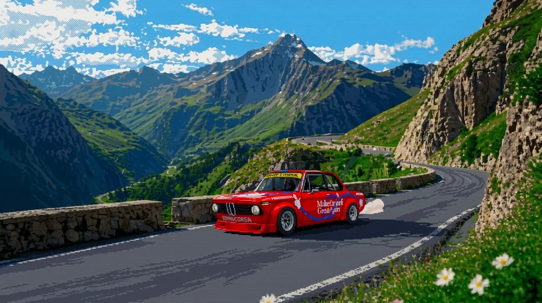 HTD RitmoCorsa car on mountain road