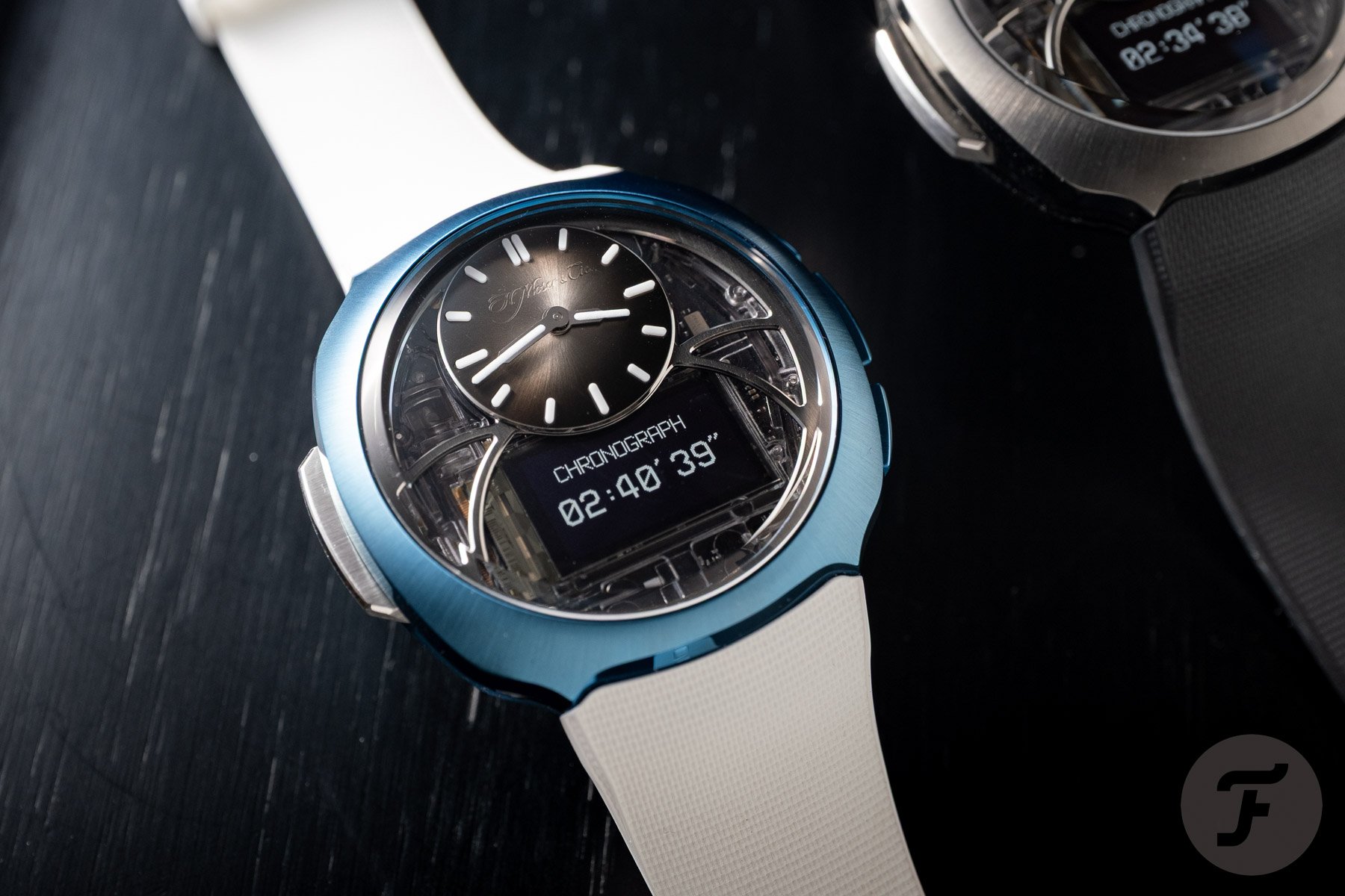 blue PVD H. Moser & Cie. Off-Grid
