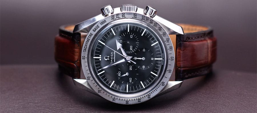 Omega speedmaster 57 leather strap cheap