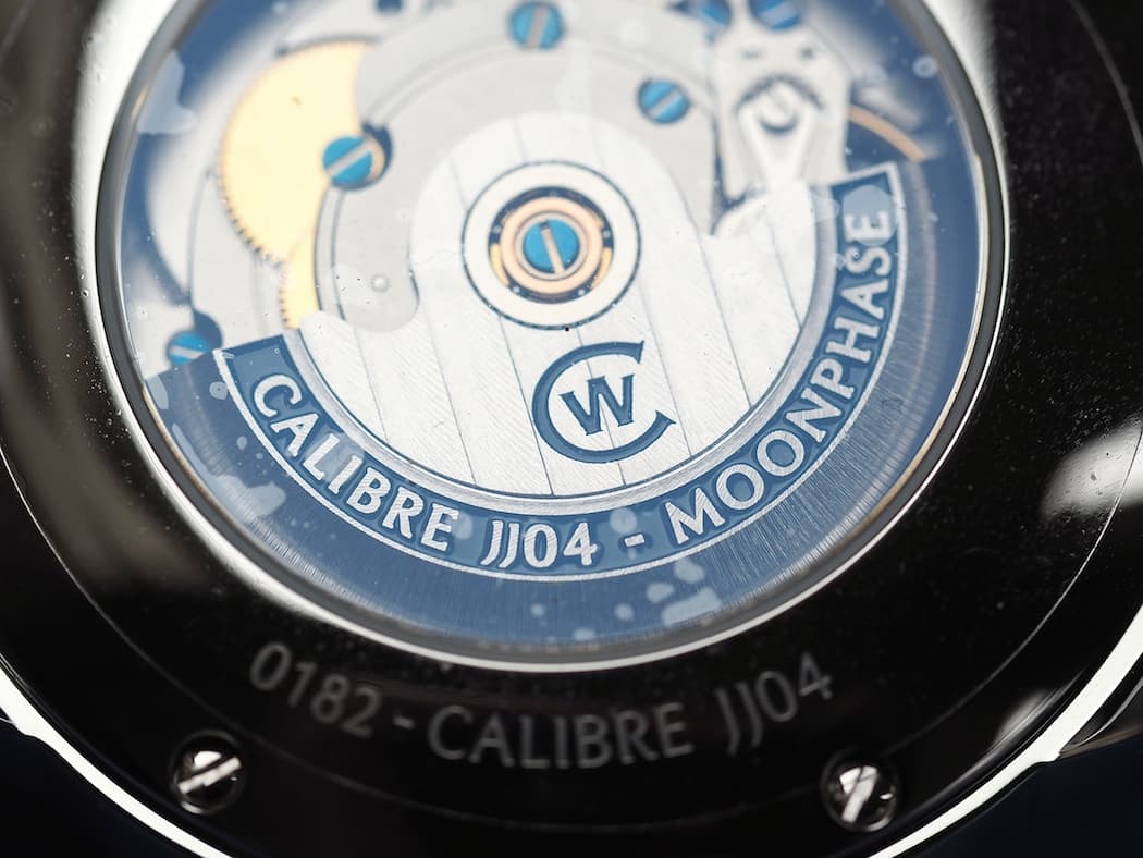Lovely finishing on the rotor of the Christopher Ward C9 Moonphase