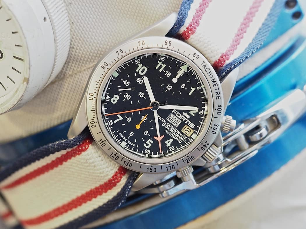 A look at a space-used Fortis Cosmonauts Chronograph from the 1990's