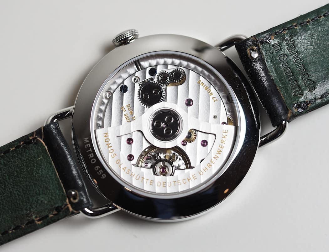 The Nomos Neomatik Metro with DUW3001 movement