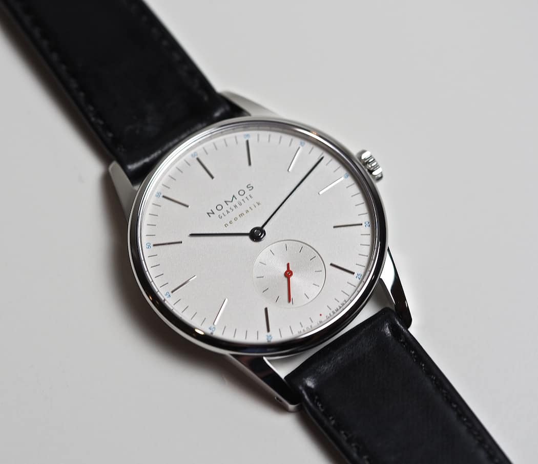 My favorite of the new lineup - the Nomos Neomatik Orion
