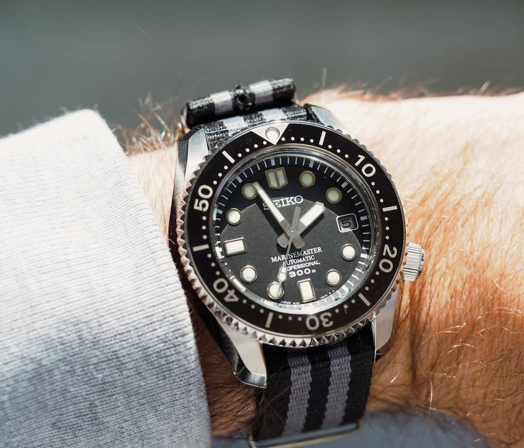 Depsite a large case size, the Seiko MM300 fit my smaller wrist very well.