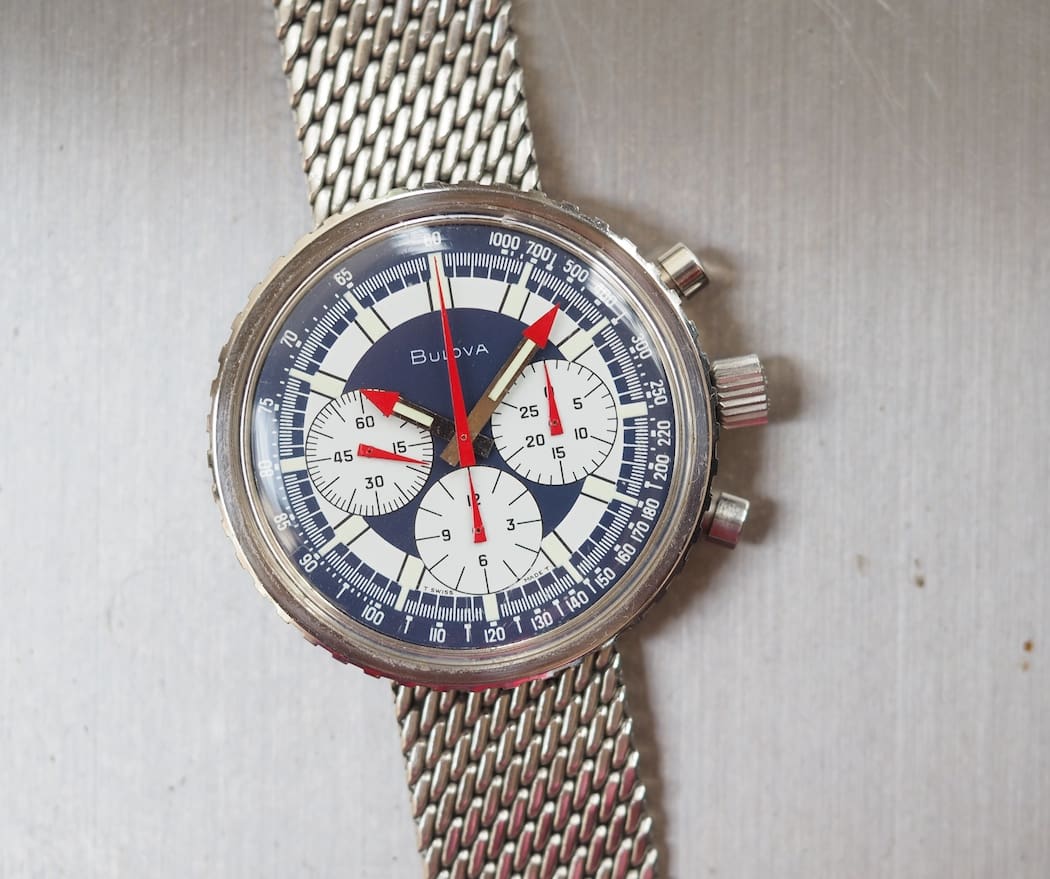 The Bulova Stars and Stripes contains one of the most distinctive dials I've ever seen