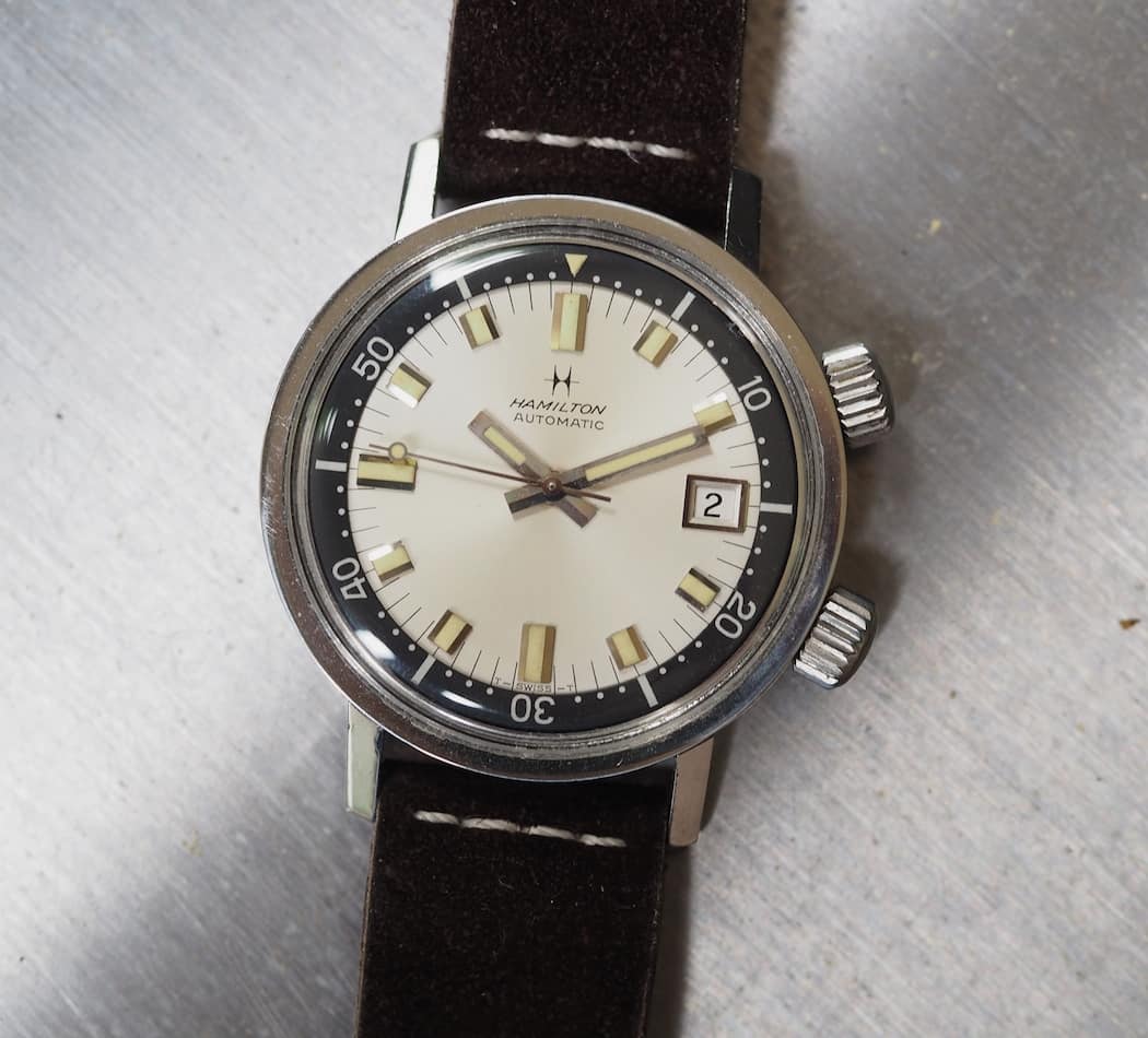 A bold, simple dial and a thin bezel help give the Hamilton 600 more visual weight than its 36mm would suggest