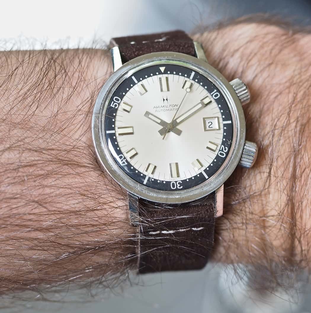 The Hamilton 600 on the wrist...a really comfortable wear