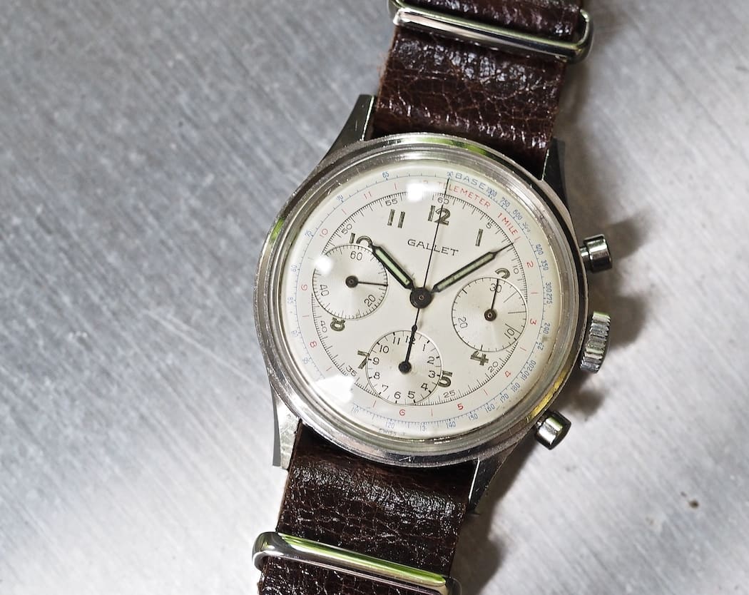 Black or white, the Gallet Multichron 12 is a beautiful chronograph