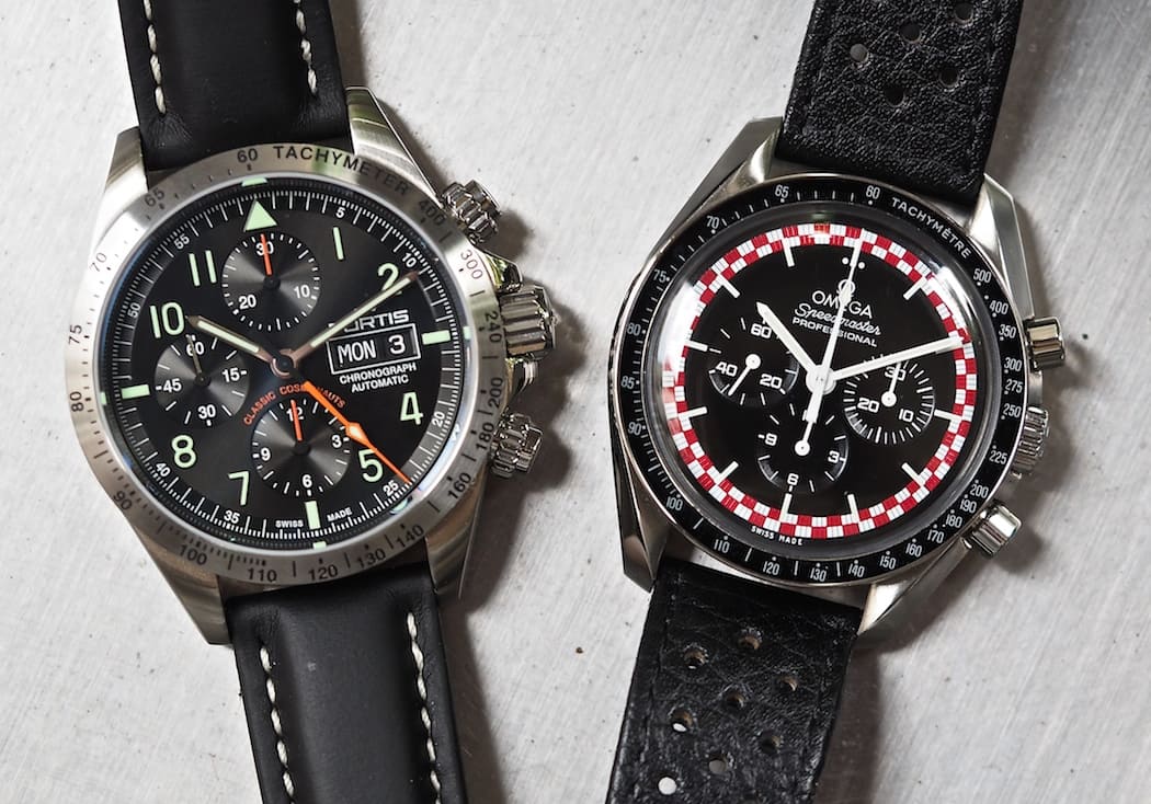 The Fortis Classic Cosmonauts and an Omega Speedmaster Professional