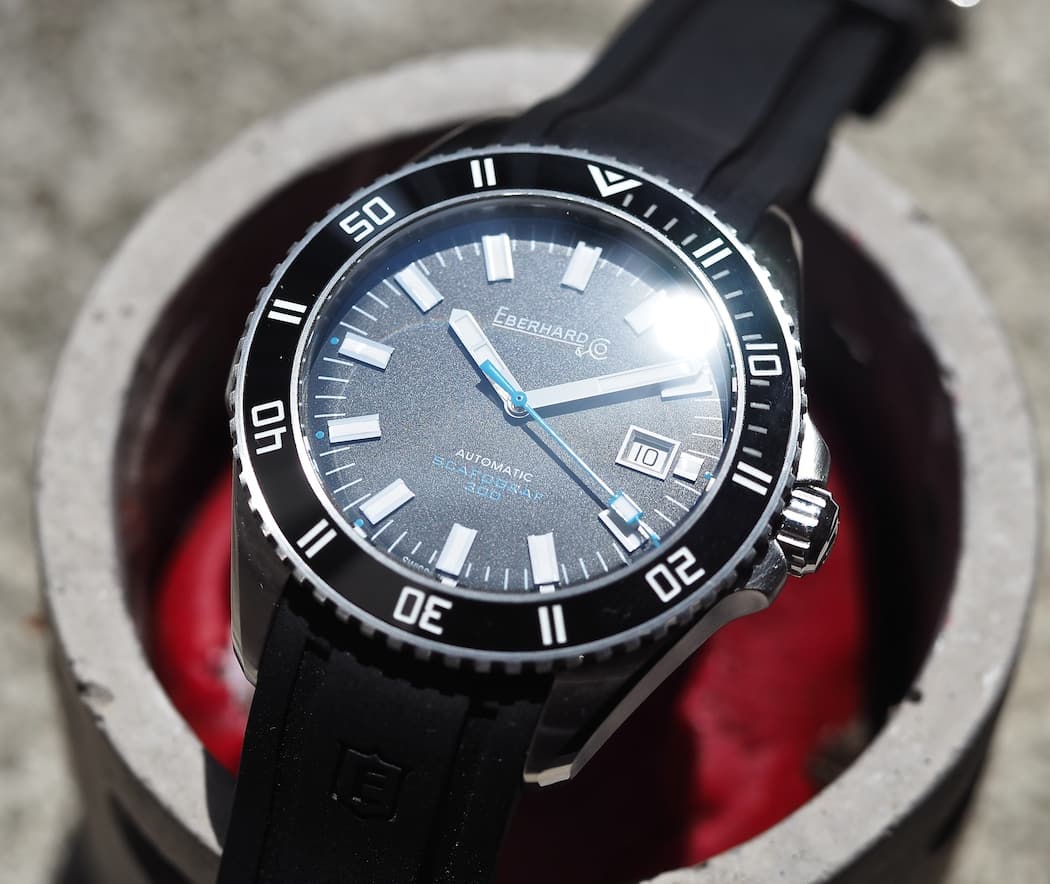 Love that finish on the dial of the Scafograf 300