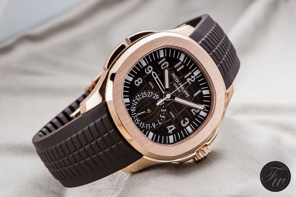 hands on patek philippe aquanaut travel time 5164r 5164