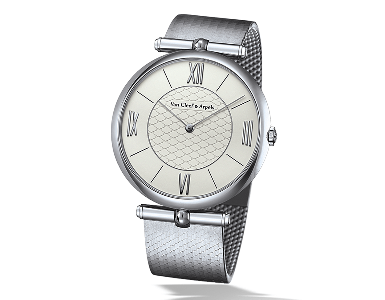 Pierre Arpels Watch on bracelet in white gold