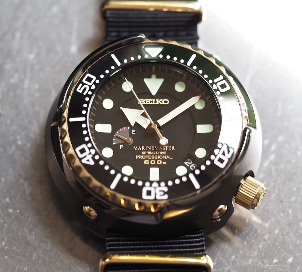The Seiko Spring Drive Tuna in this limited edition guise is a classy, yet highly capable tool watch