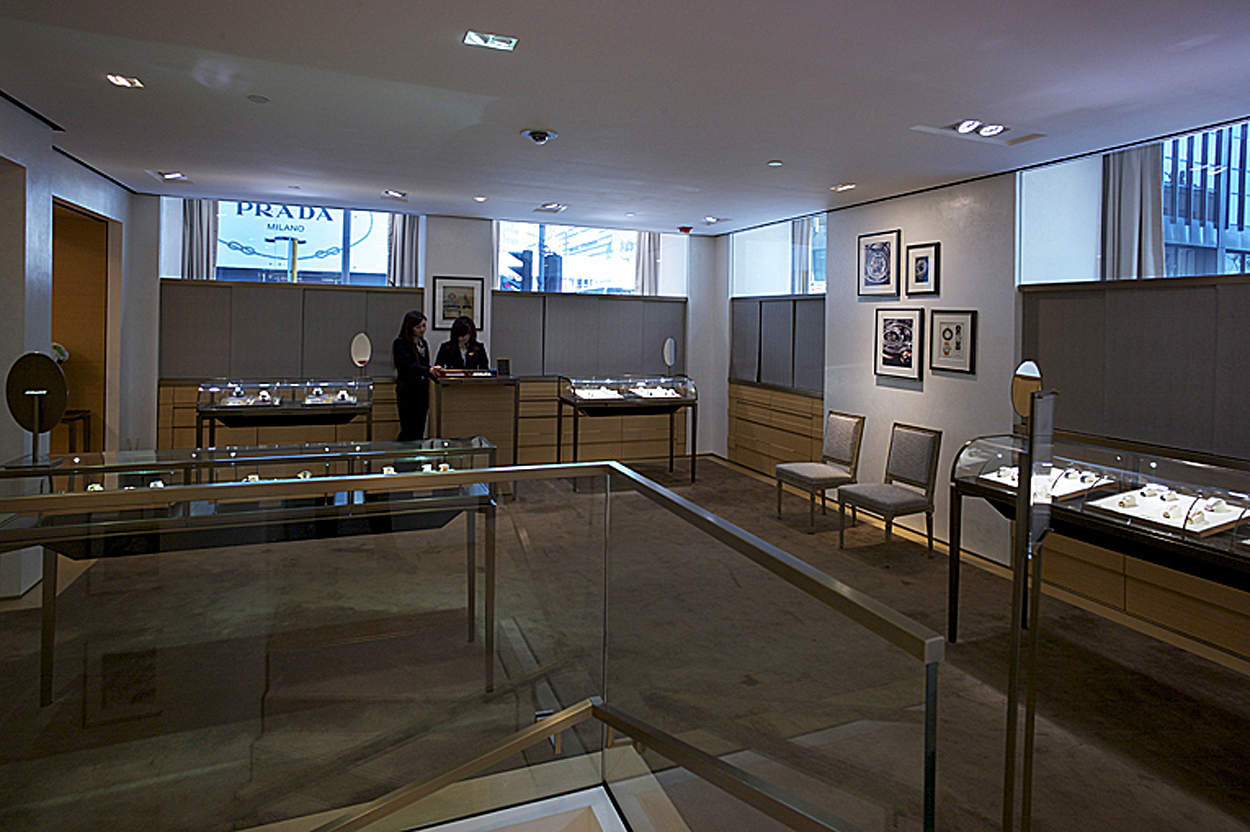 - The watch room in the Prince Boutique -