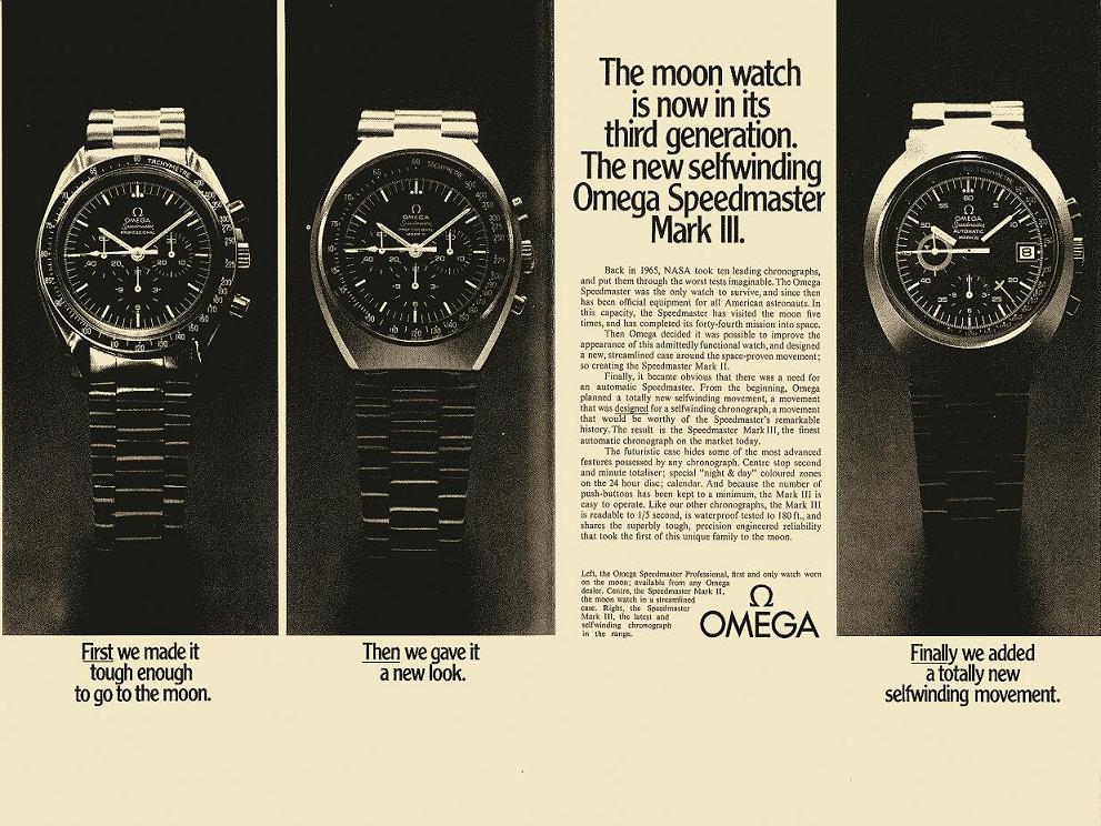 Speedmaster Mark III advertisement - OmegaMuseum.com