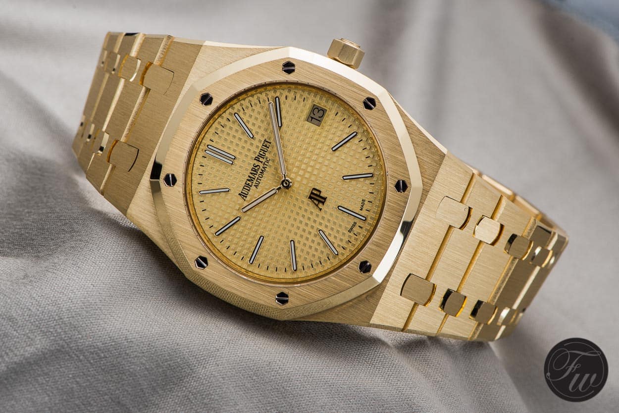 Hands-On With The New Audemars Piguet Royal Oak Extra-Thin in Yellow Gold