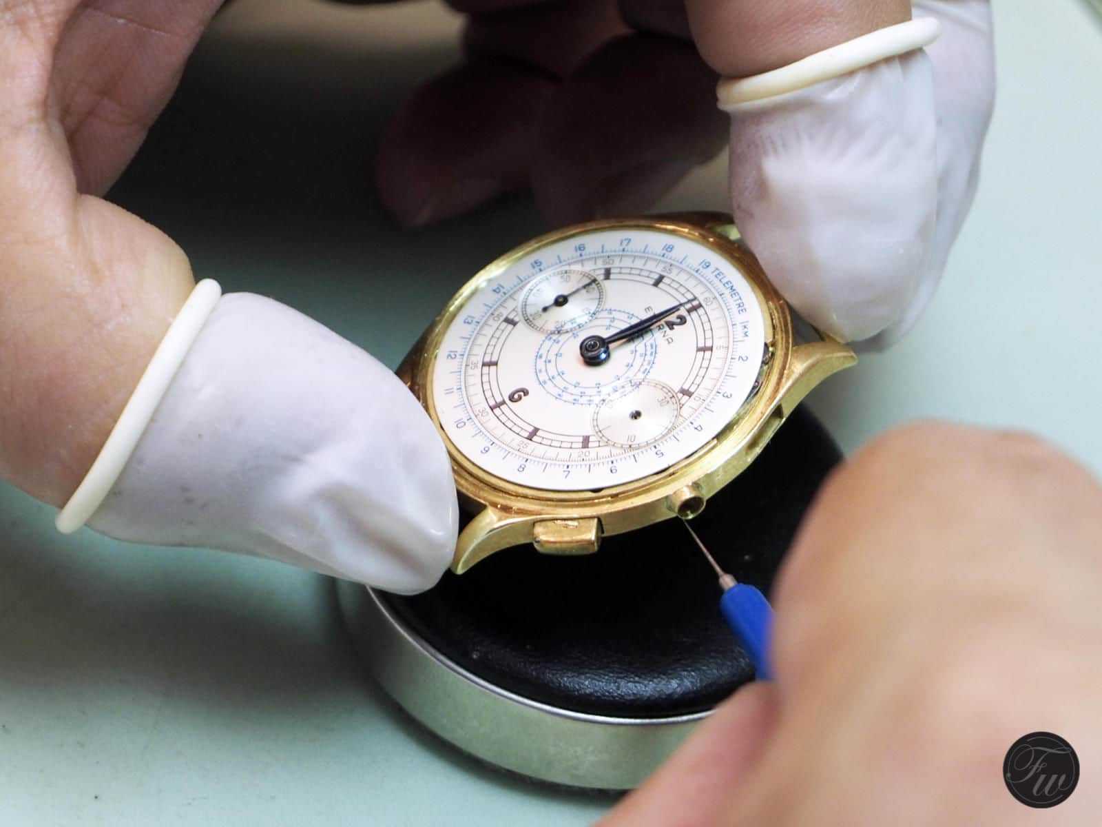 chronograph service by Kalle Slaap