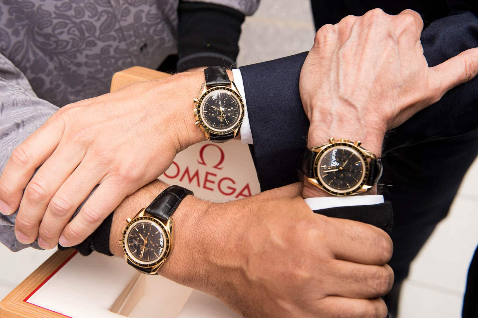 Winners Of The Starmus Festival Received Gold Omega Speedmaster