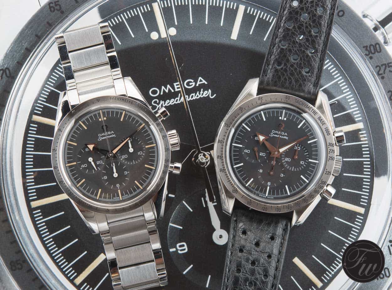 omega speedmaster 57 thickness