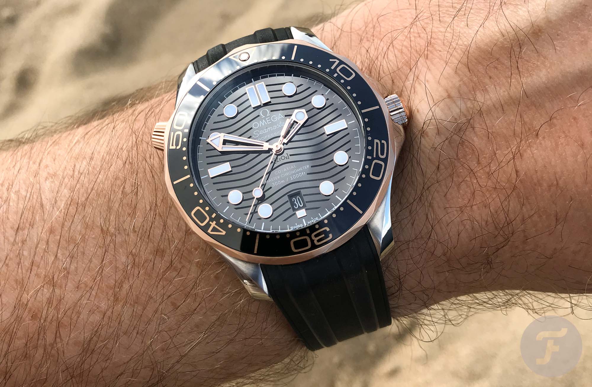 omega seamaster diver 300m leather strap