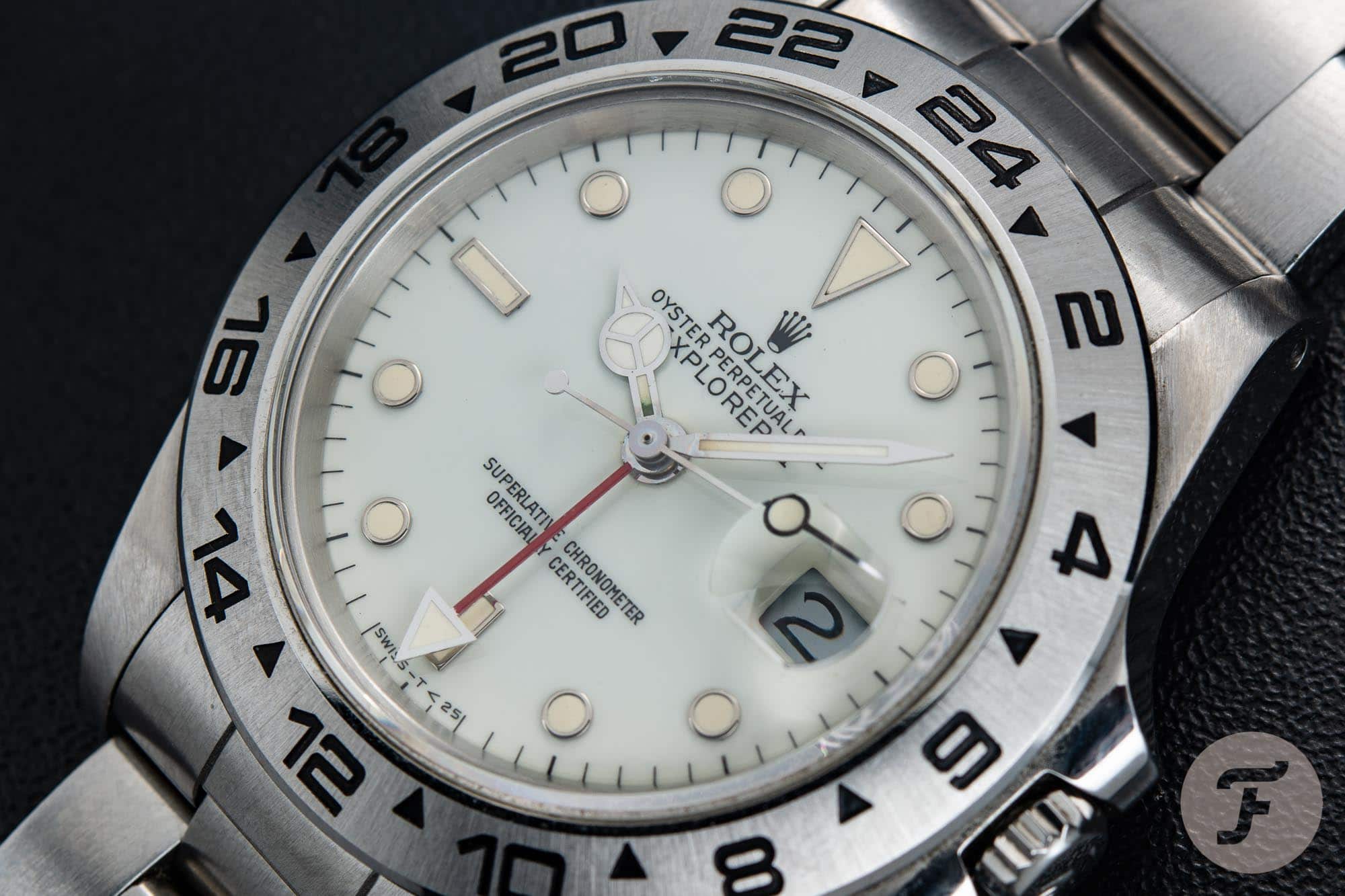 rolex with polar bear bezel