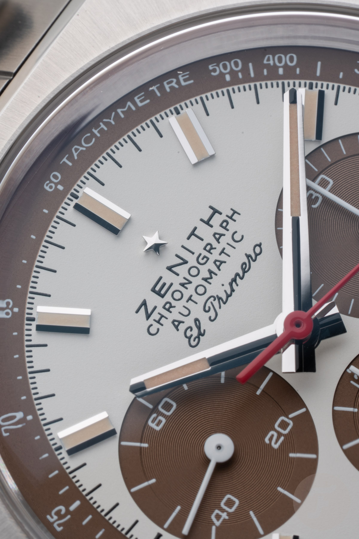 Zenith Chronomaster Revival A384 Tropical dial macro