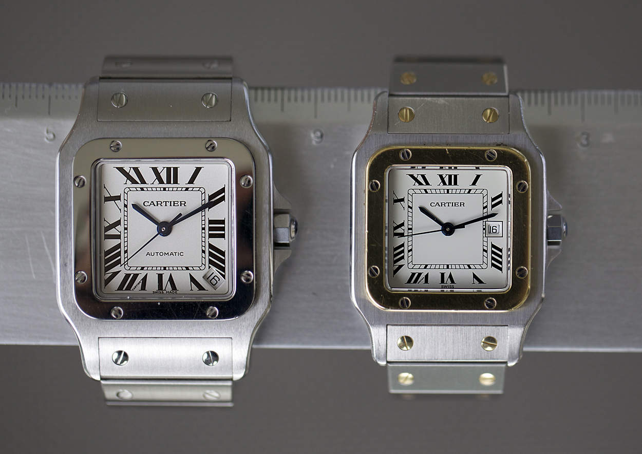 cartier santos galbee watch