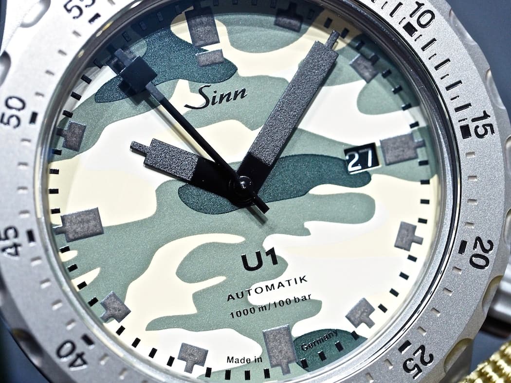 Sinn at Baselworld 2016: U1 Camouflage dial